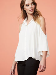 Allery Cutout Button Up