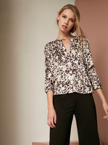 Allery Cutout Button Up